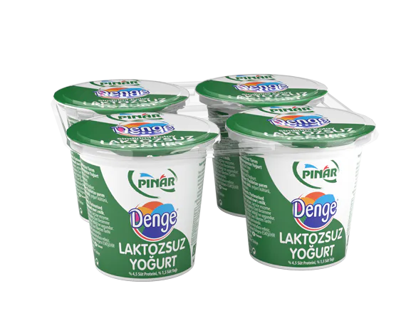 Pınar Denge Laktozsuz Yoğurt 4'lü Paket 125 g görseli 1